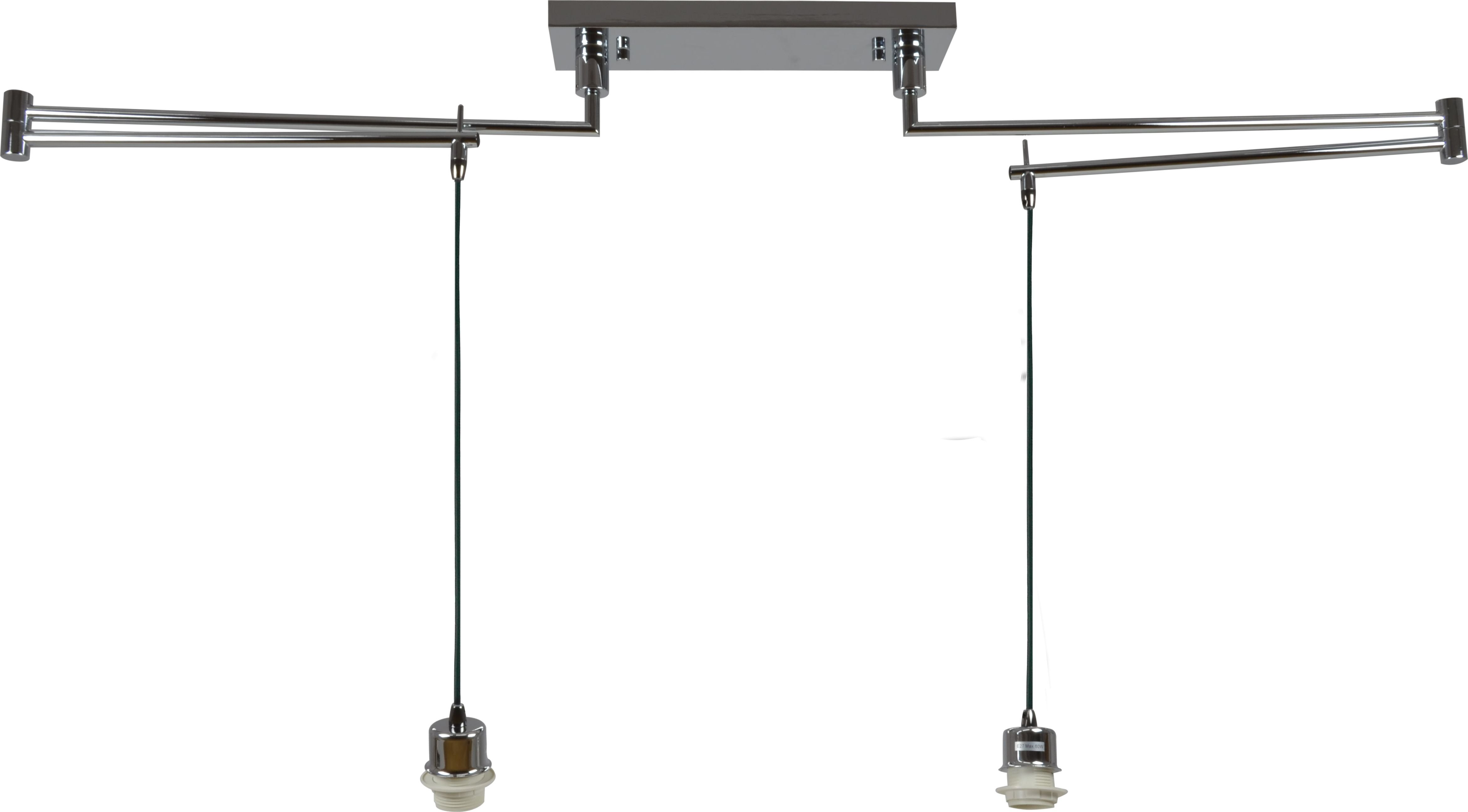 Lampa wisząca Azzardo Lampa wisząca Natalia 2S MD2238-2S L.W. Abażur czarny