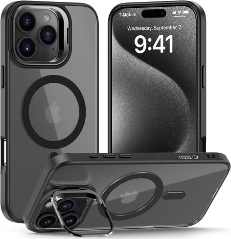 Tech-Protect TECH-PROTECT MAGSTAND MAGSAFE IPHONE 16 PRO MATTE BLACK