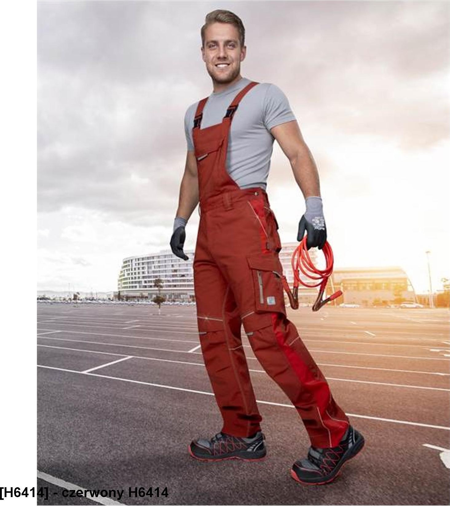 Ardon ARDON URBAN - spodnie ogrodniczki - czarny H6422 2XL