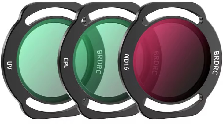 ZESTAW FILTRÓW POLARYZACYJNY CPL ULTRAFIOLETOWY MCUV SZARY ND16 - 3 SZTUKI