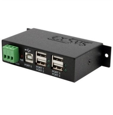 EXSYS EX-1163HMS 4-portowy koncentrator USB 2.0 Metall