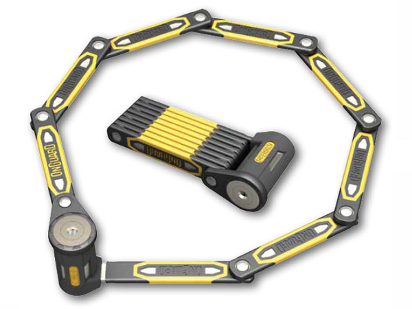 OnGuard Zapięcie rowerowe Heavy Duty Link Plate Lock K9 składane 8114 100cm 5 kluczy z kodem (ONG-8114)