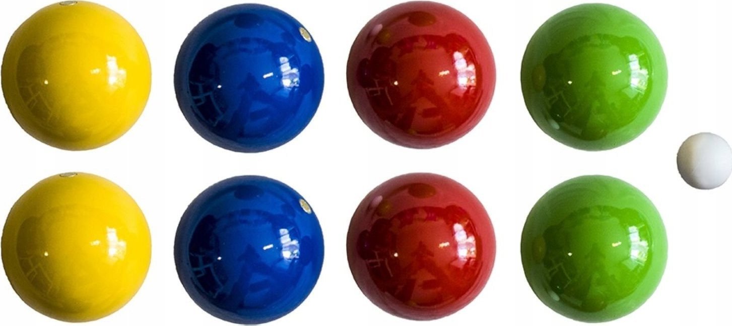 Lucio Londero Drewniane Kule do Gry 8 szt. - Boule, Bule, Petanque LONDERO 90 mm w Walizce