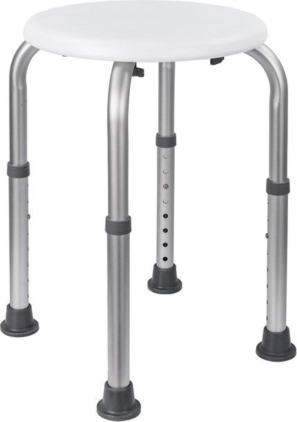 Home Life Okrągły taboret prysznicowy z regulacją wysokości