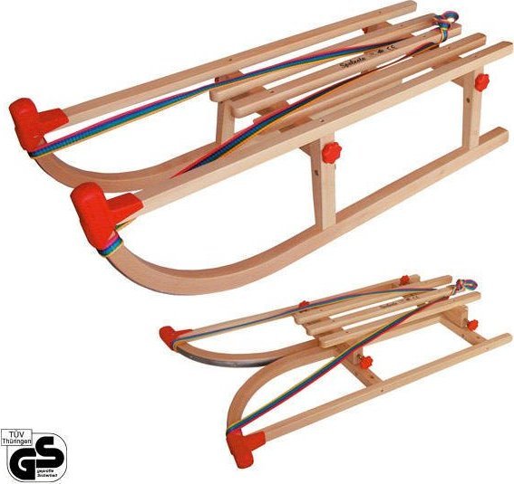 Sanki drewniane YARO 90 cm składane w kartonie Uniwersalny