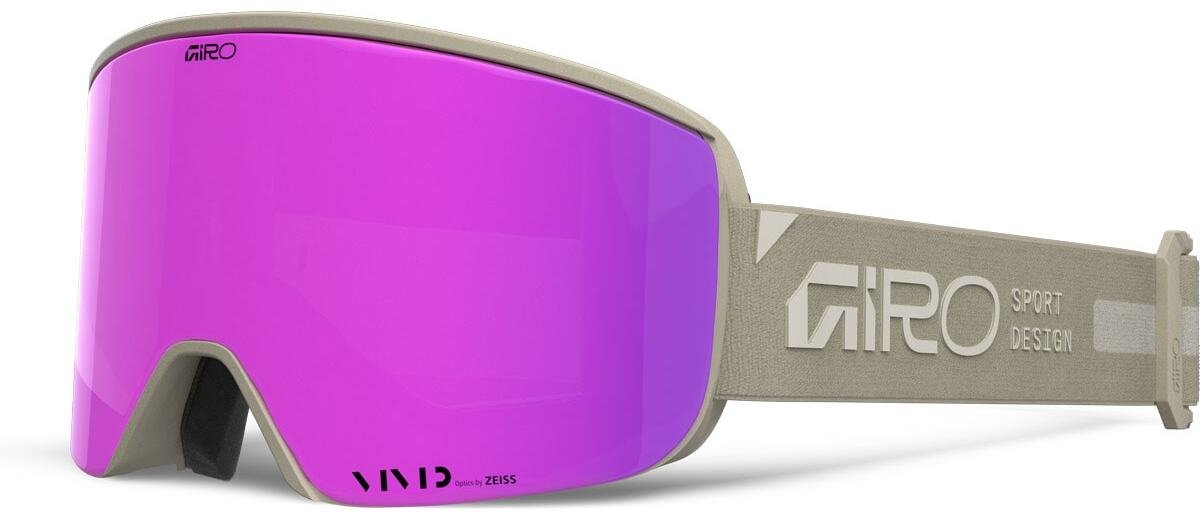 Giro Gogle zimowe damskie ELLA STONE RAILS (Cylindrical) (Szyba lustrzana kolorowa VIVID-Carl Zeiss PINK 19-42% S2 + VIVID INFRARED 43-79% S1)