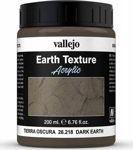 Vallejo Vallejo: 26.218 - Diorama FX - Earth Textures - Dark Earth (200 ml)