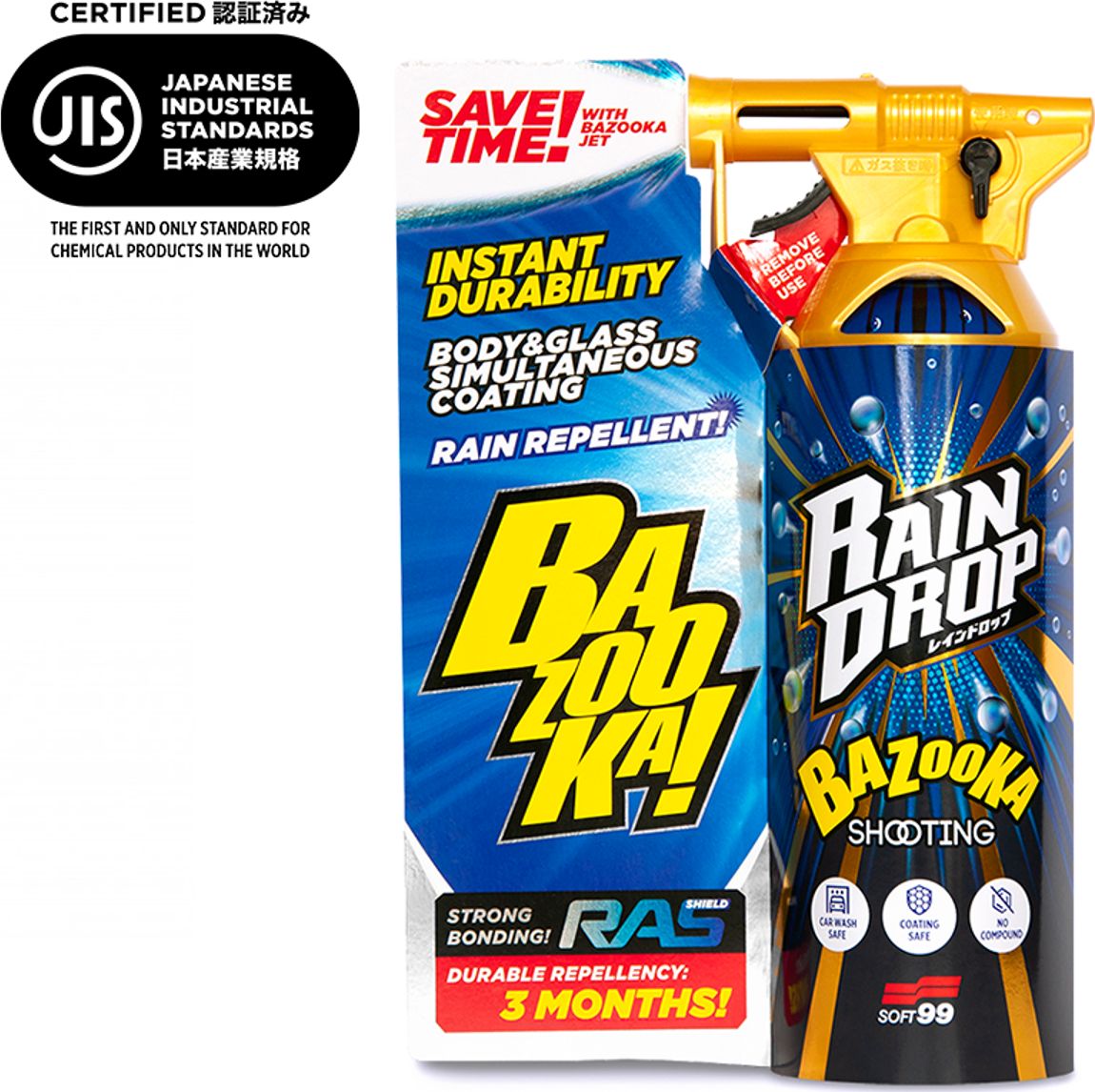 Soft99 SOFT99 Rain Drop Bazooka Powłoka w sprayu 300ml uniwersalny