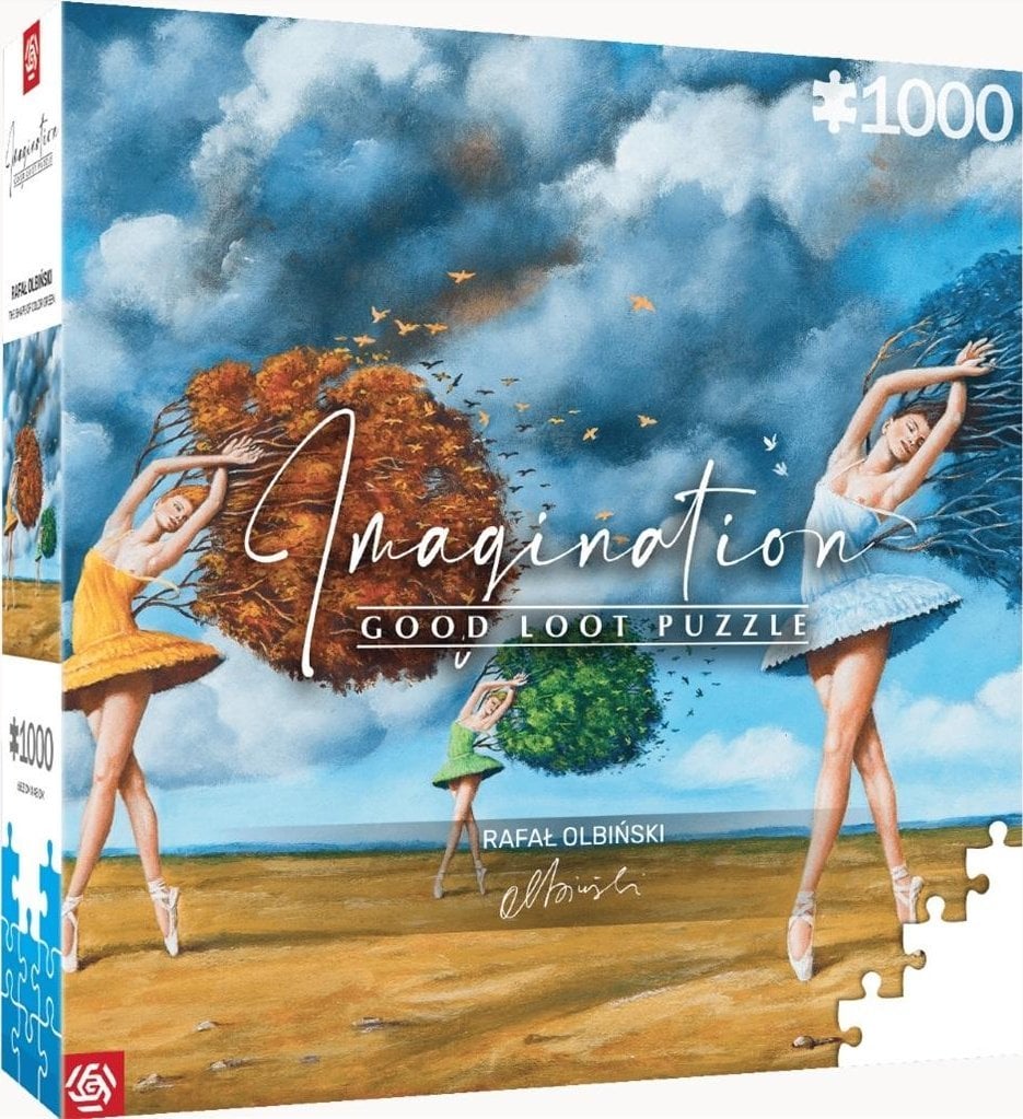 Rafał Olbiński The Shape of Color Green Puzzle 1000