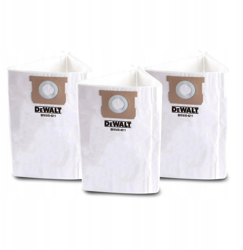 worki filtracyjne, tekstylne do odkurzaczy 23 - 38 l, dewalt