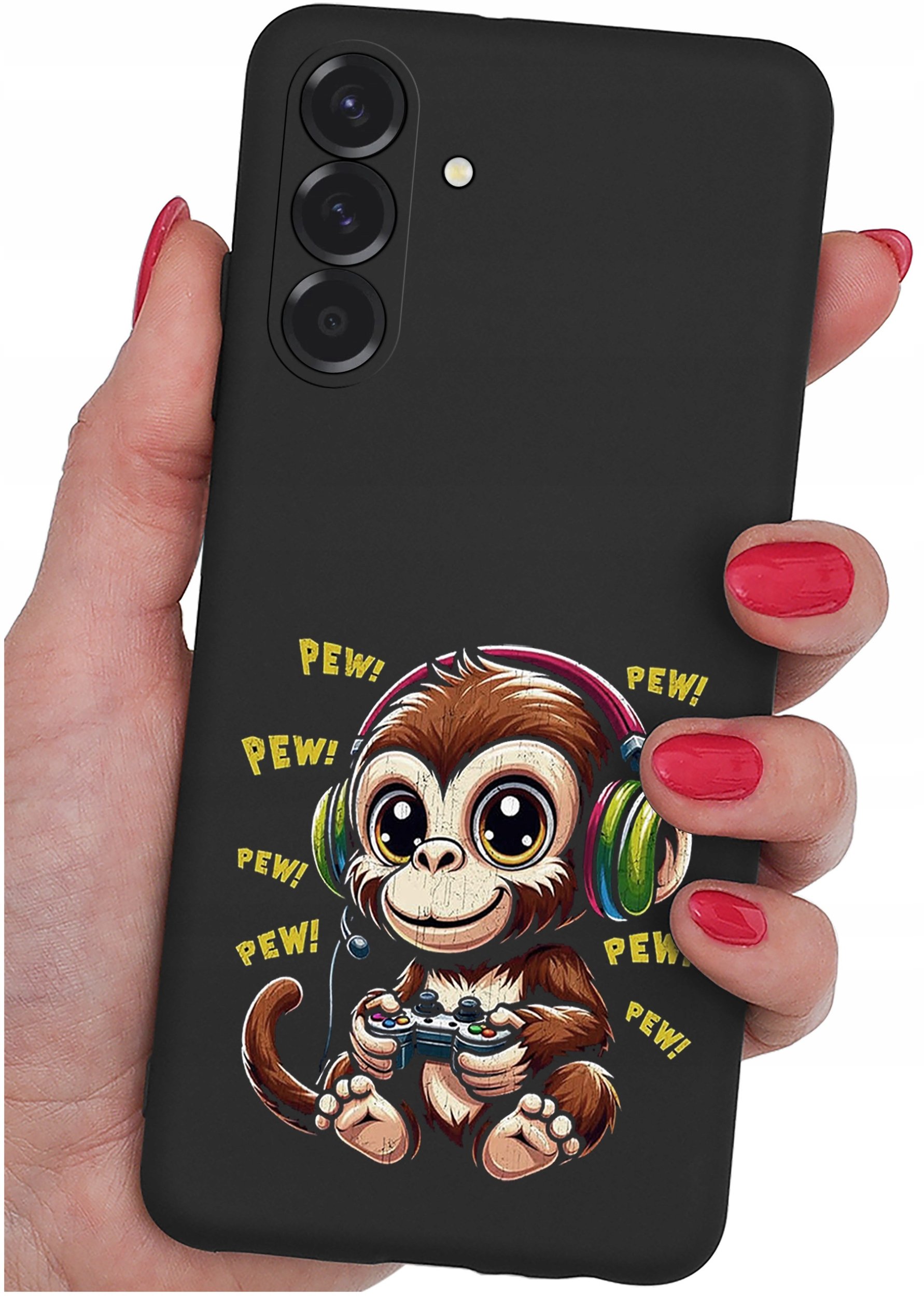 ETUI do Samsung A56 5G | WZORY | SILIKONOWE MATT CASE + SZKŁO 9H