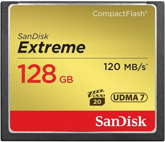 Karta SanDisk Extreme Compact Flash 128 GB (SDCFXSB-128G-G46)