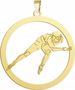 Radziszewska Jewellery Pozłacana Zawieszka Panczenista GRAWER GRATIS