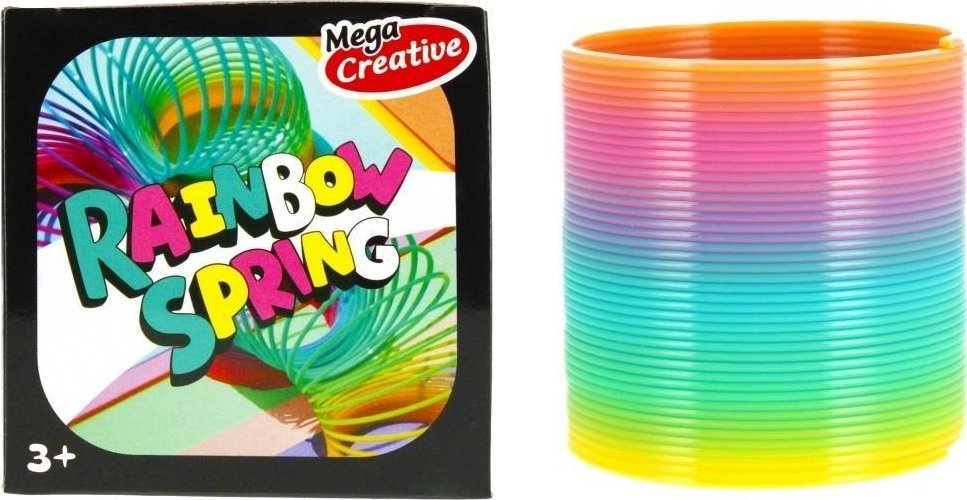 Mega Creative Sprężyna tęczowa sport 7x7x7