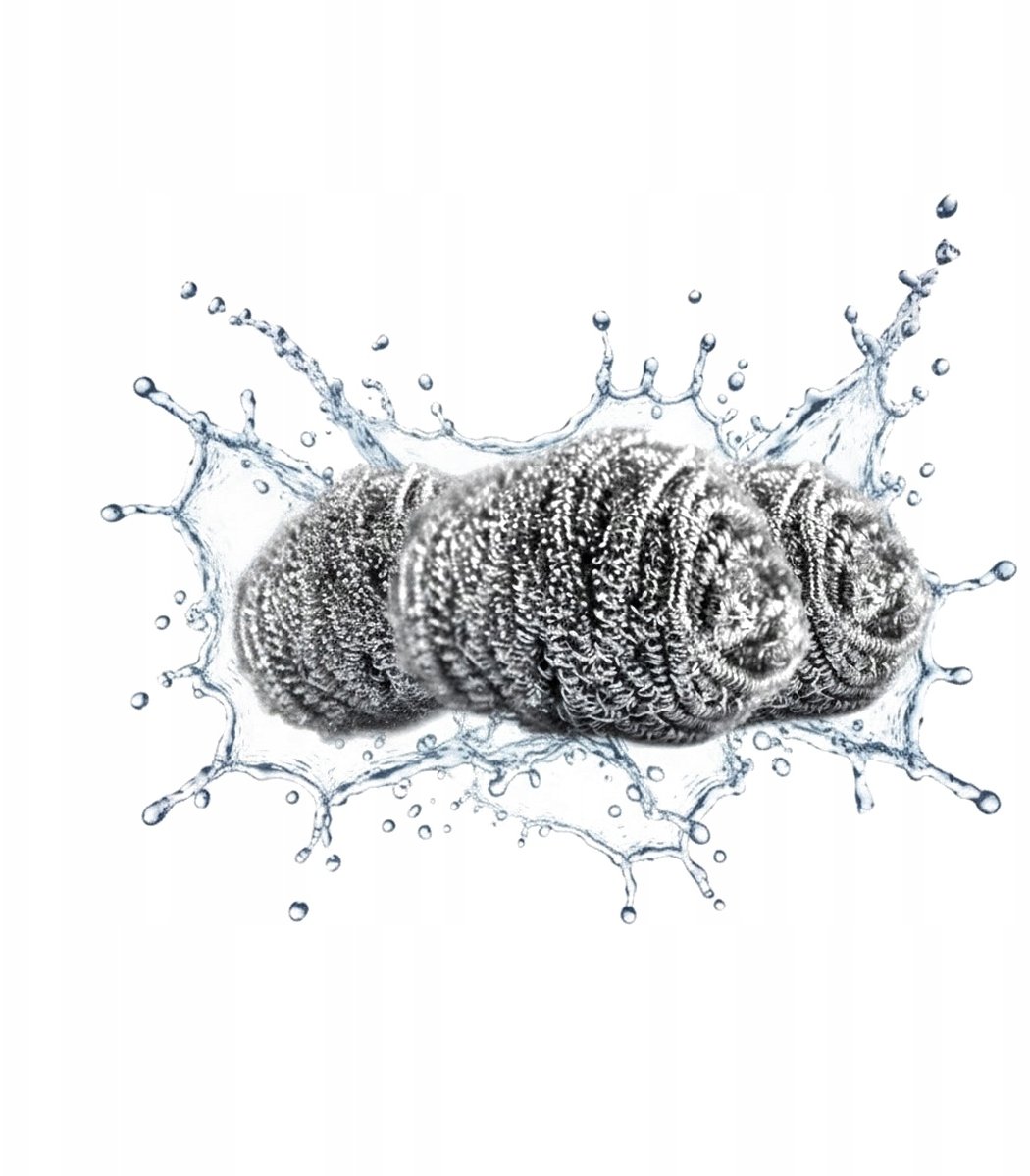 5x Zmywak Spiralny Nierdzewny Druciak do Naczyń Garnków Kuchni Patelni