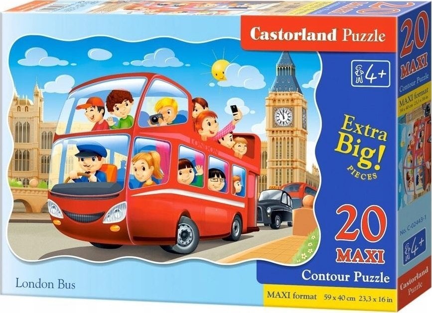 Castorland Puzzle 20 Maxi London Bus CASTOR