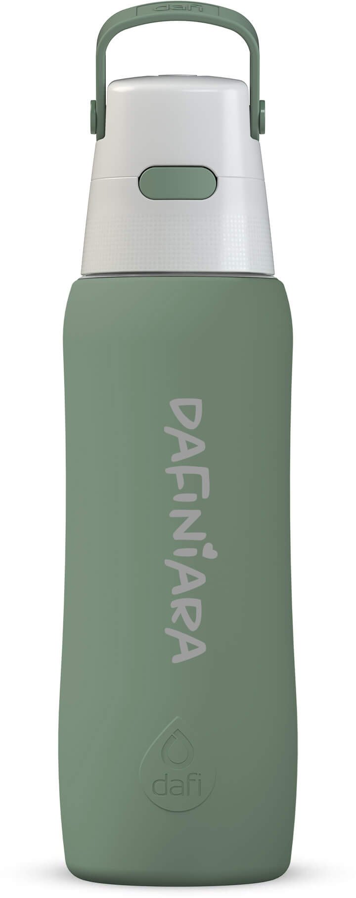 Butelka Dafi SOLID SiliconeFit DAFINIARA 700 szałwiowa z filtrem