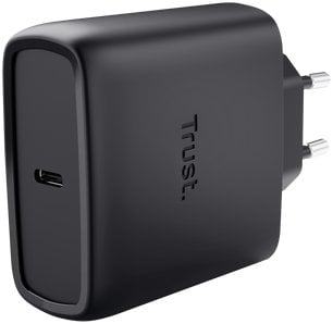 Ladetajs Trust Maxo 65W Black USB-C + 2m USB-C Cable Black 8713439255232 25523 (8713439255232)
