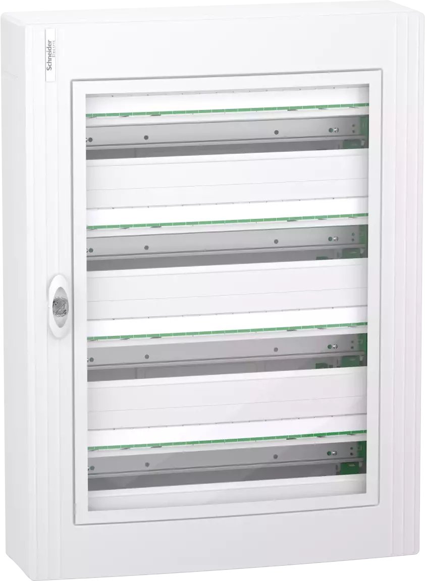Rozdzielnica modułowa 4x24 natynkowa IP40 drzwi przezroczyste PSXS-4-24-NT-P PrismaSeT XSLVSXR424