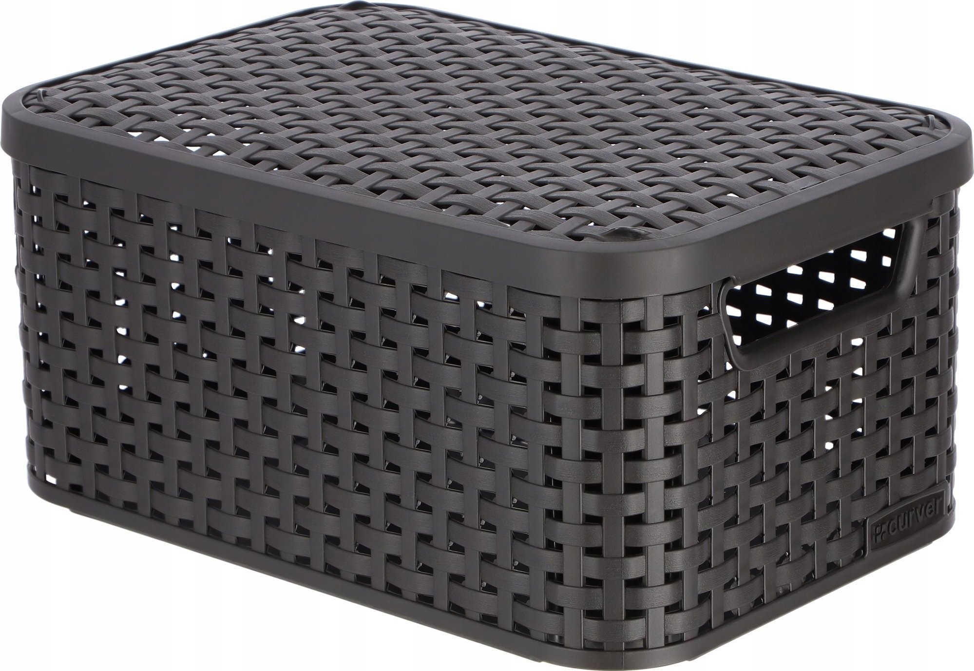 Kadax Curver Koszyk Pojemnik Z Pokrywką Przechowywanie