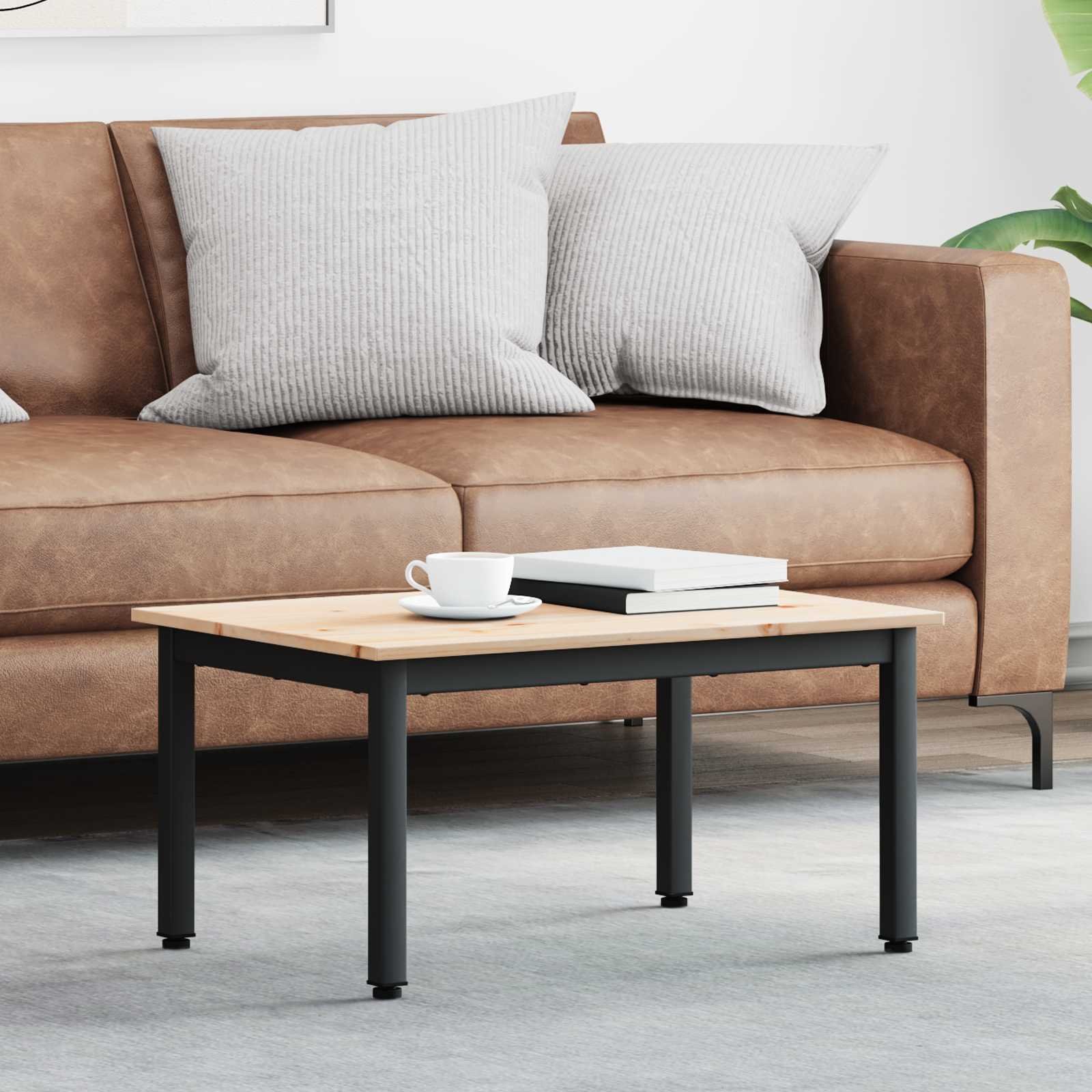 vidaXL Stolik kawowy 60 x 50 x 36 cm Lekkie drewno sosnowe