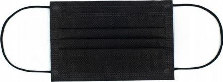 Maseczka Ochronna jednorazowa 50szt czarna