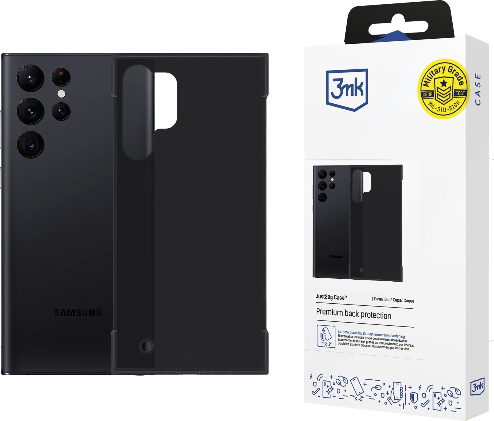 3MK Just20g Matt Case for Samsung Galaxy S24 Ultra