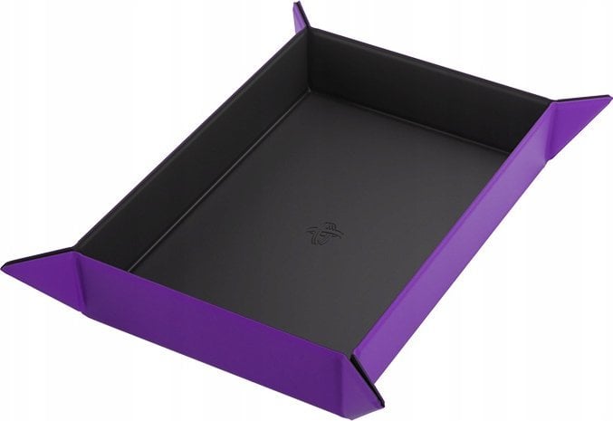 Gamegenic Gamegenic: Magnetic Dice Tray - Rectangular - Black/Purple