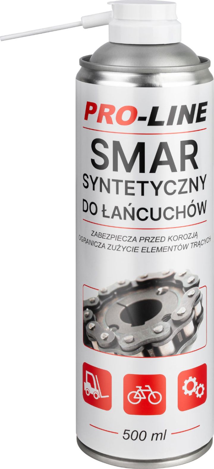 GSG24 Syntetyczny smar do łańcuchów PRO-LINE spray 500ml Syntetyczny smar do łańcuchów PRO-LINE spray 500ml