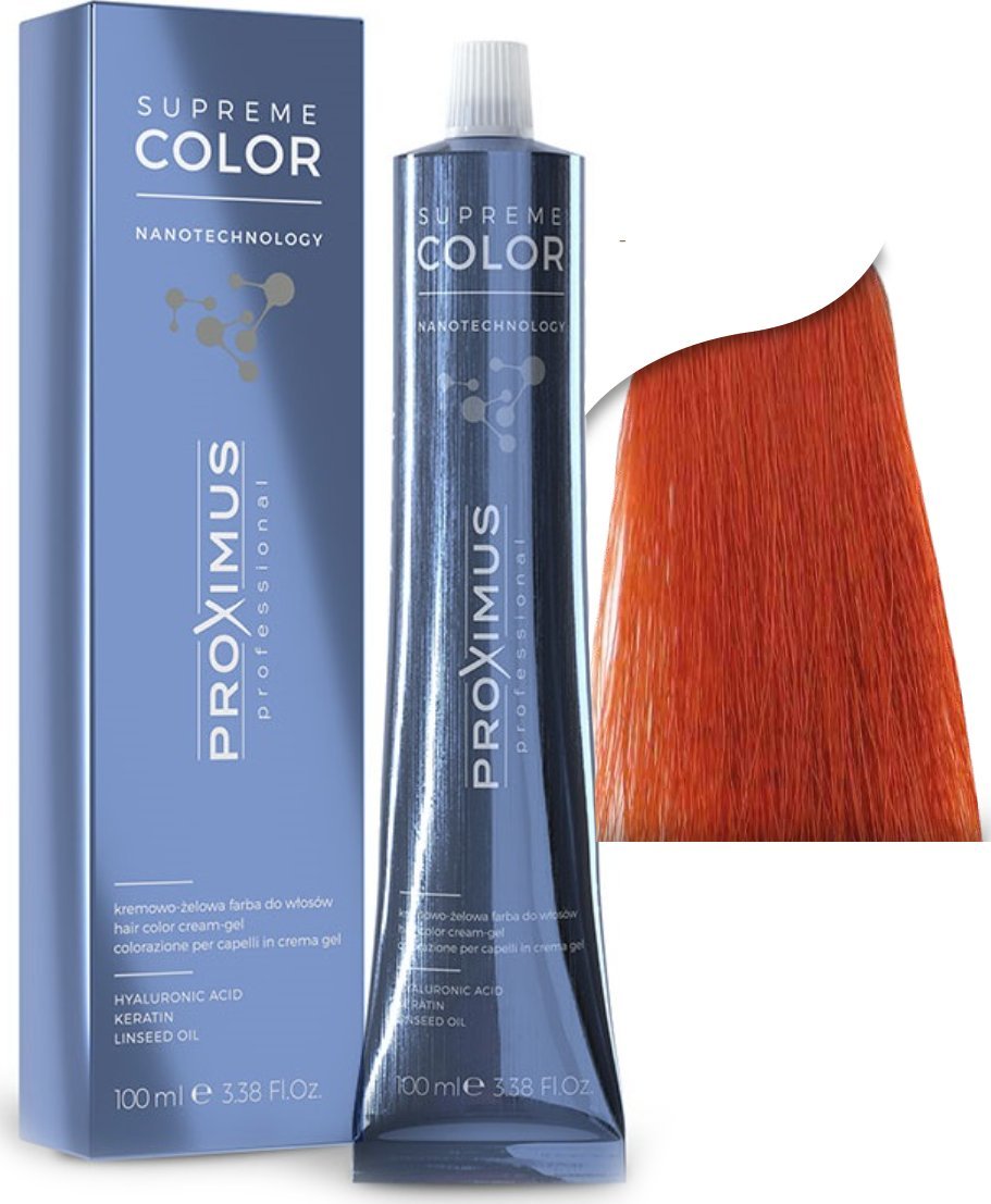 Proximus PROXIMUS Farba do włosów SUPREME COLOR NANOTECHNOLOGY - 7,40