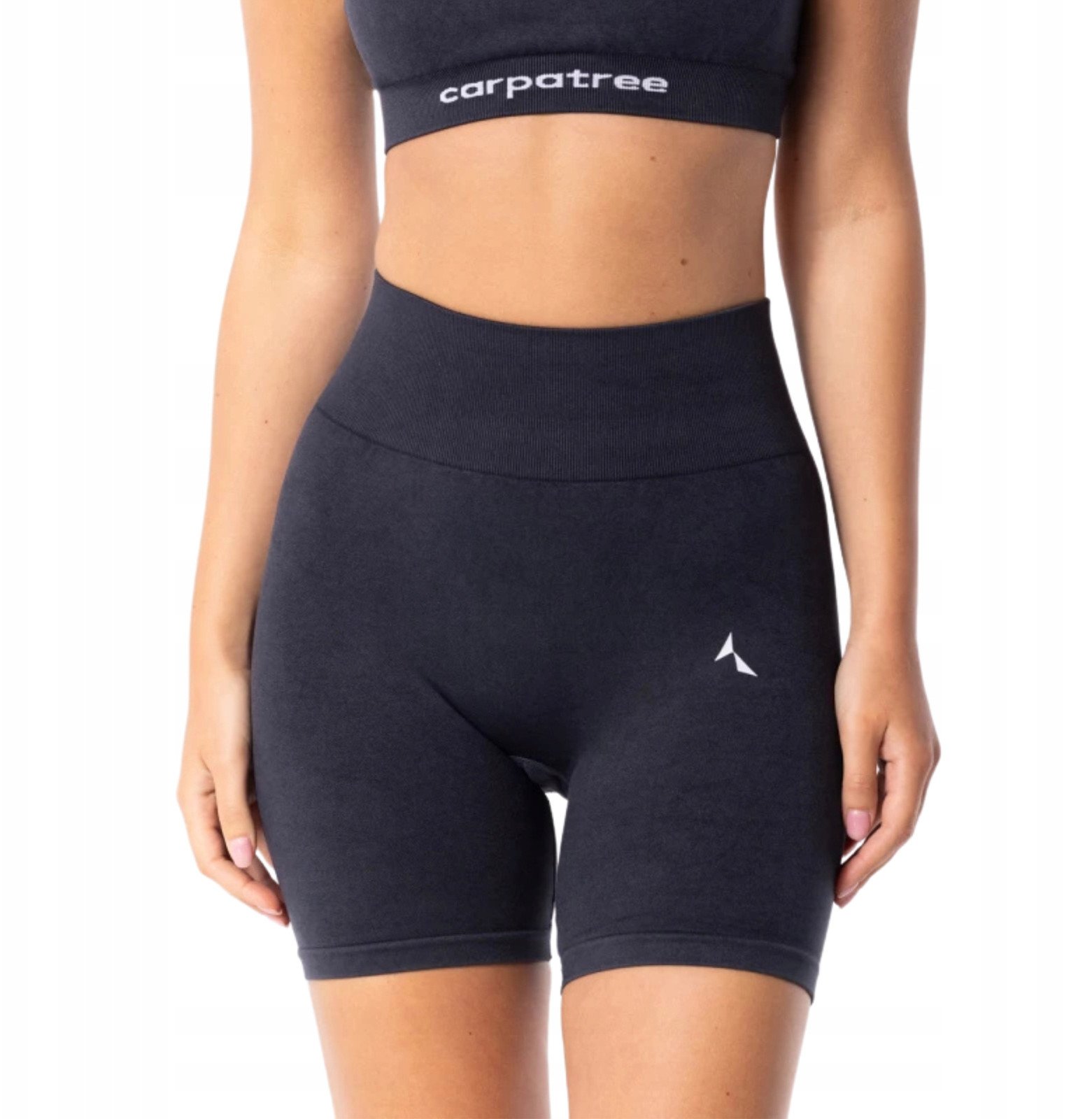 Szorty z wysokim stanem bezszwowe bikery Yasmine kolarki Carpatree r XS