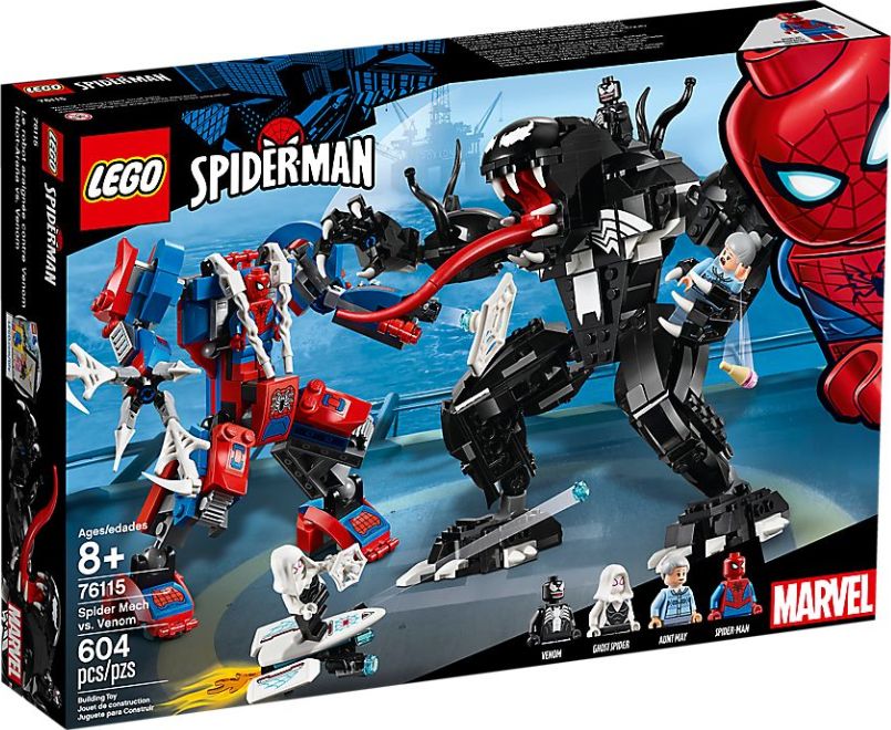 LEGO Marvel Spider-Man Pajęczy Mech kontra Venom (76115)