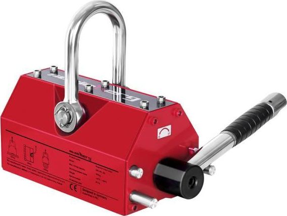 Steinberg Ręczny podnośnik magnetyczny do blach i profili do 300kg