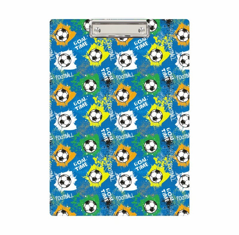 Deska z klipem clipboard podkładka do pisania PVC A4 piłki Football BIURFOL