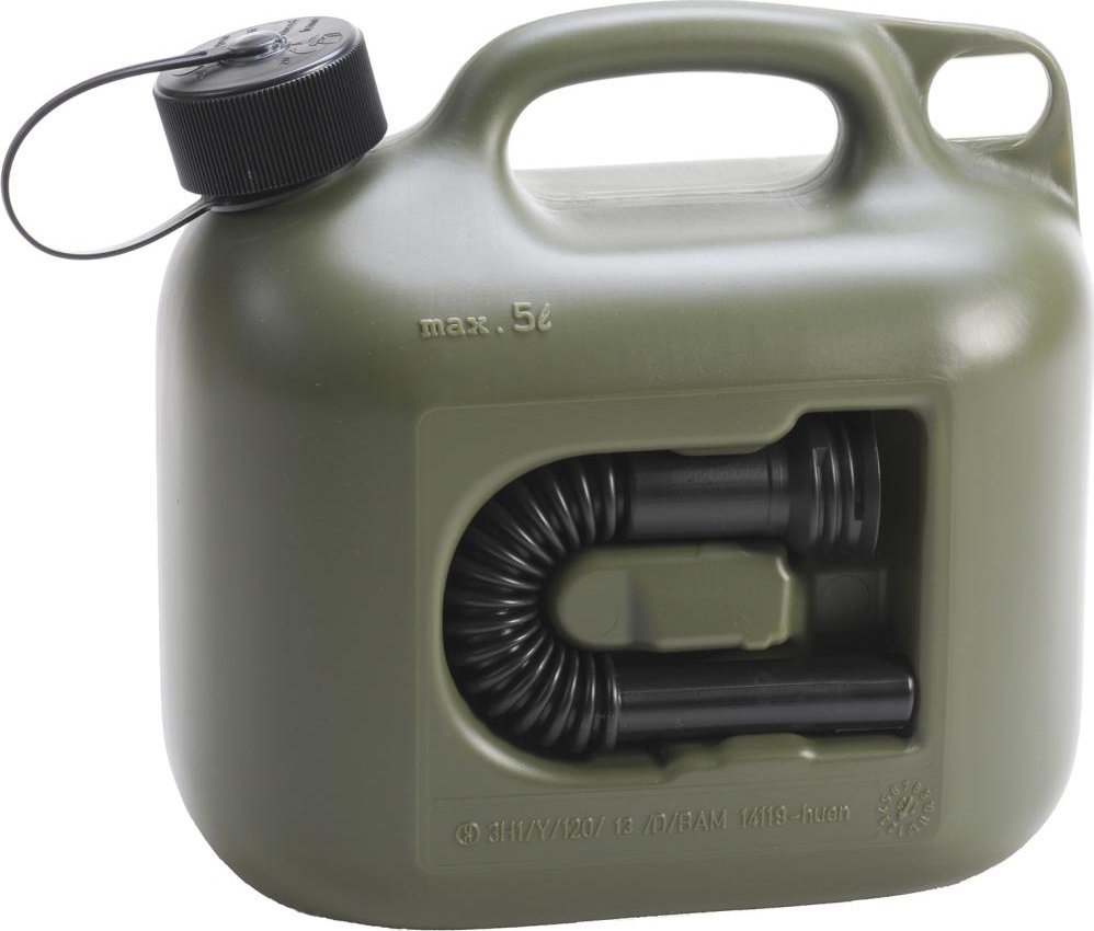 Hunersdorff Kanister na paliwo 5L plastkiowy benzynę olej paliwowy z polietylenu (HDPE) Hunersdorff