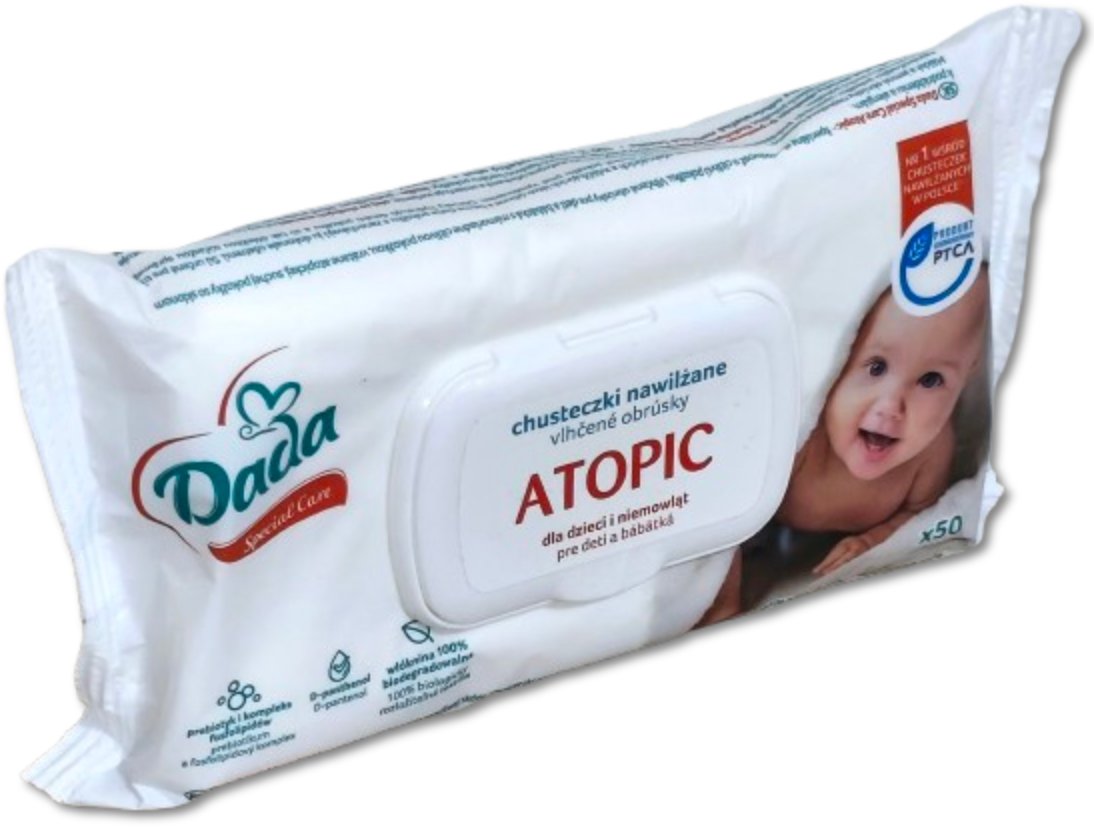 Dada Chusteczki nawilżane Special Care Atopic 1x50szt.