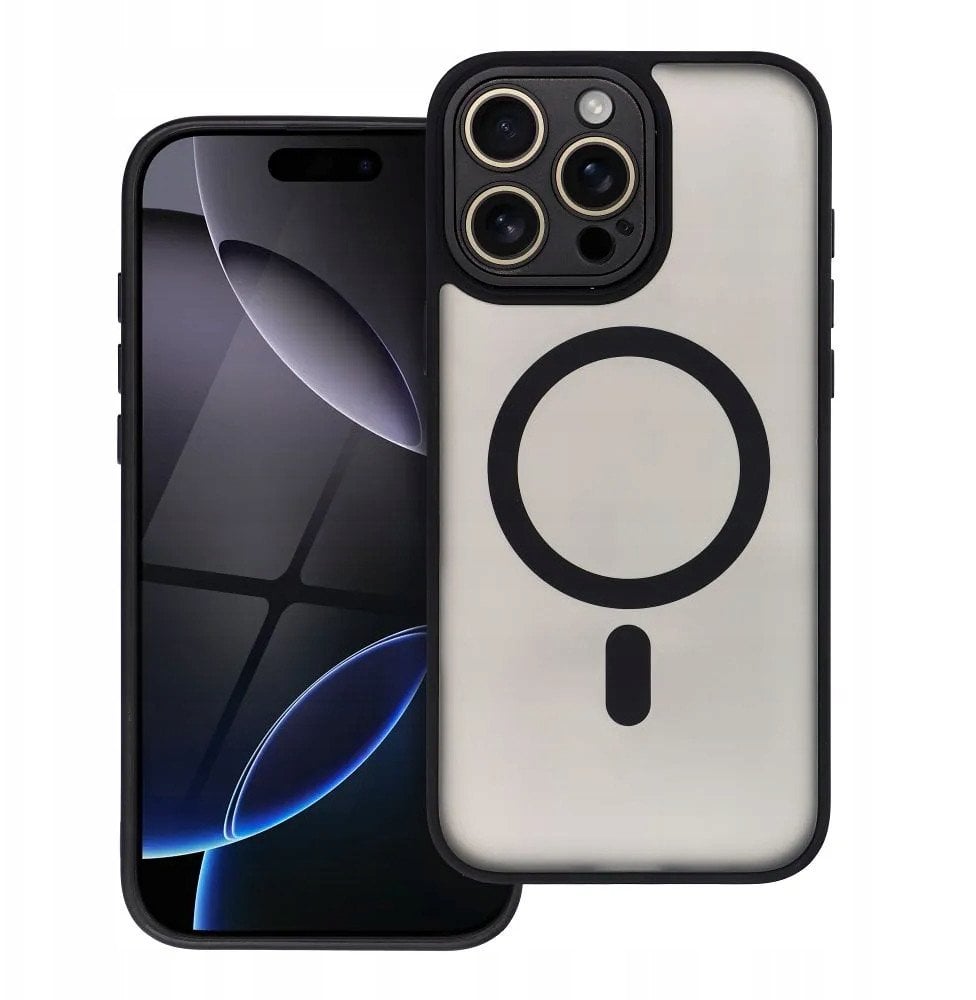 Futerał VARIETE MAG COVER kompatybilny z MagSafe do IPHONE 14 PRO czarny