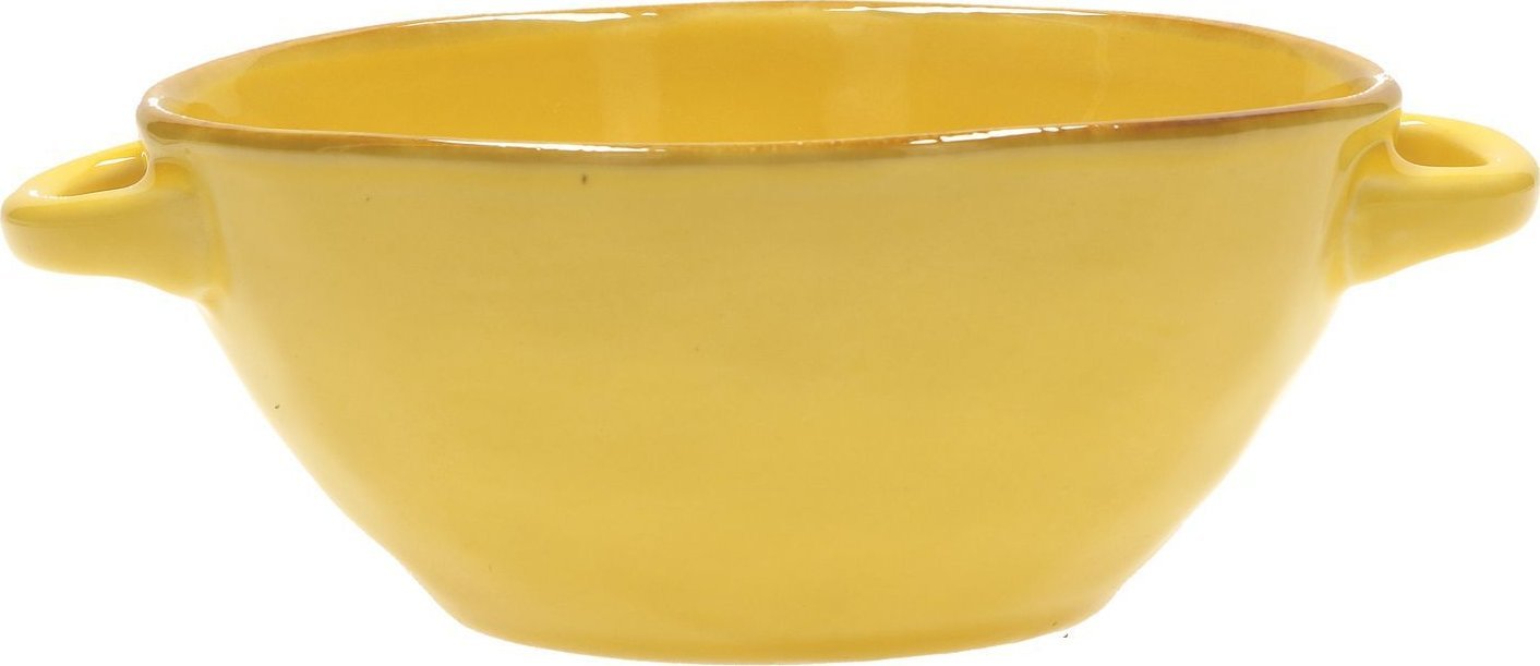 NPC Polska Rose&Tulipani Zestaw 4 misek do zupy z kamionki 2H 600 ml żółty