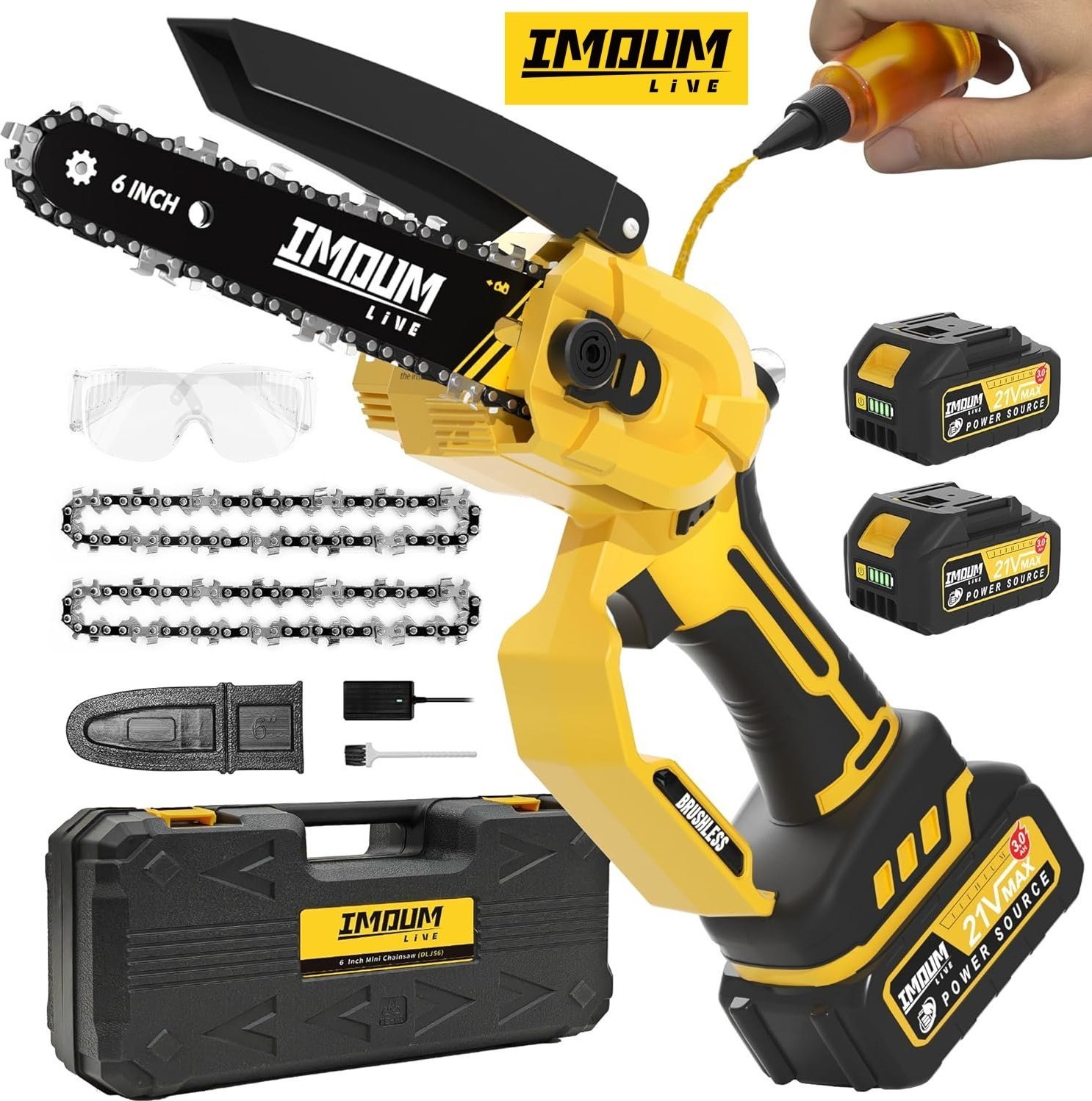 Piła łańcuchowa IMOUM DLJ06 PRO 700 W 21 V 15 cm