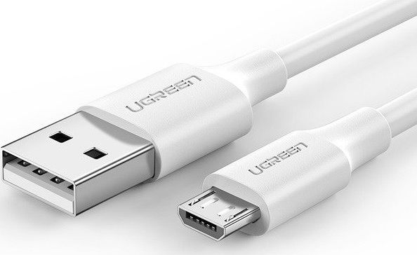 Kabel USB Ugreen USB-A - microUSB 1.5 m Biały (60142)