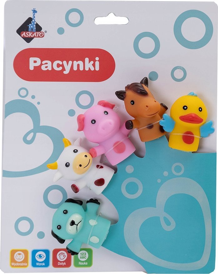 Askato Pacynki na palce - Zwierzątka farma