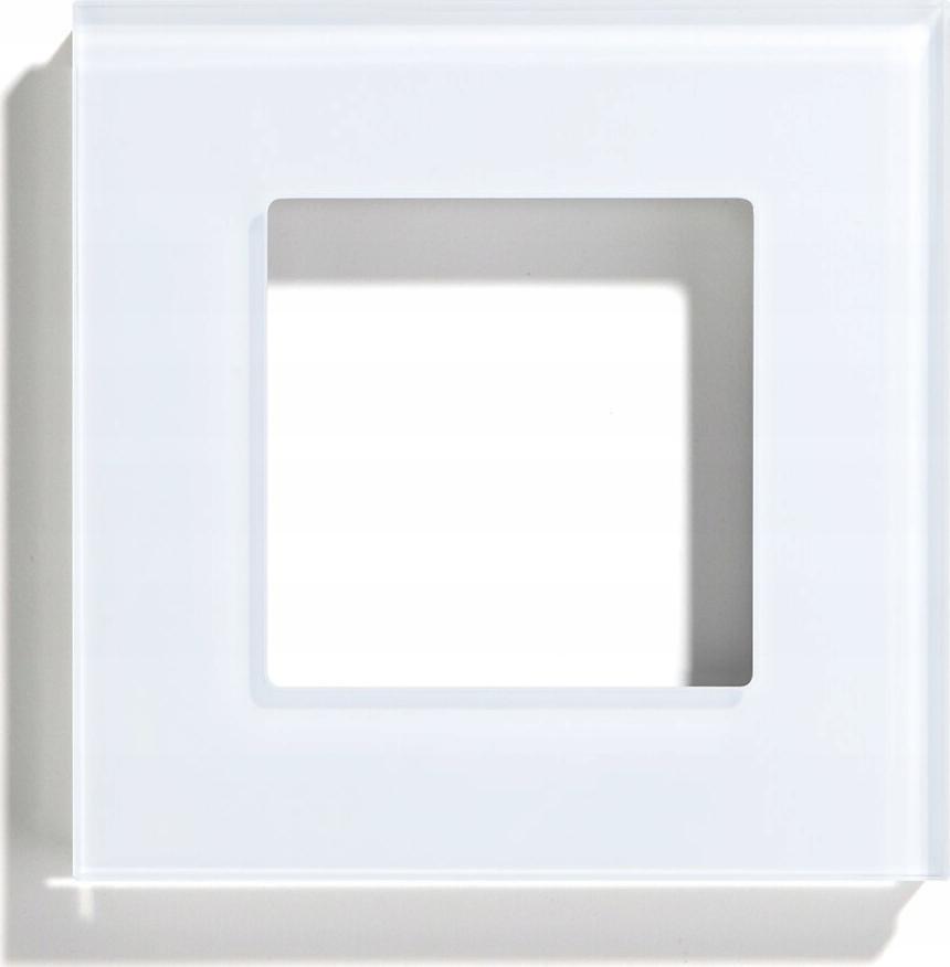 RTX Ramka Szklana Biała 1-Polowa do Systemu RTX SH