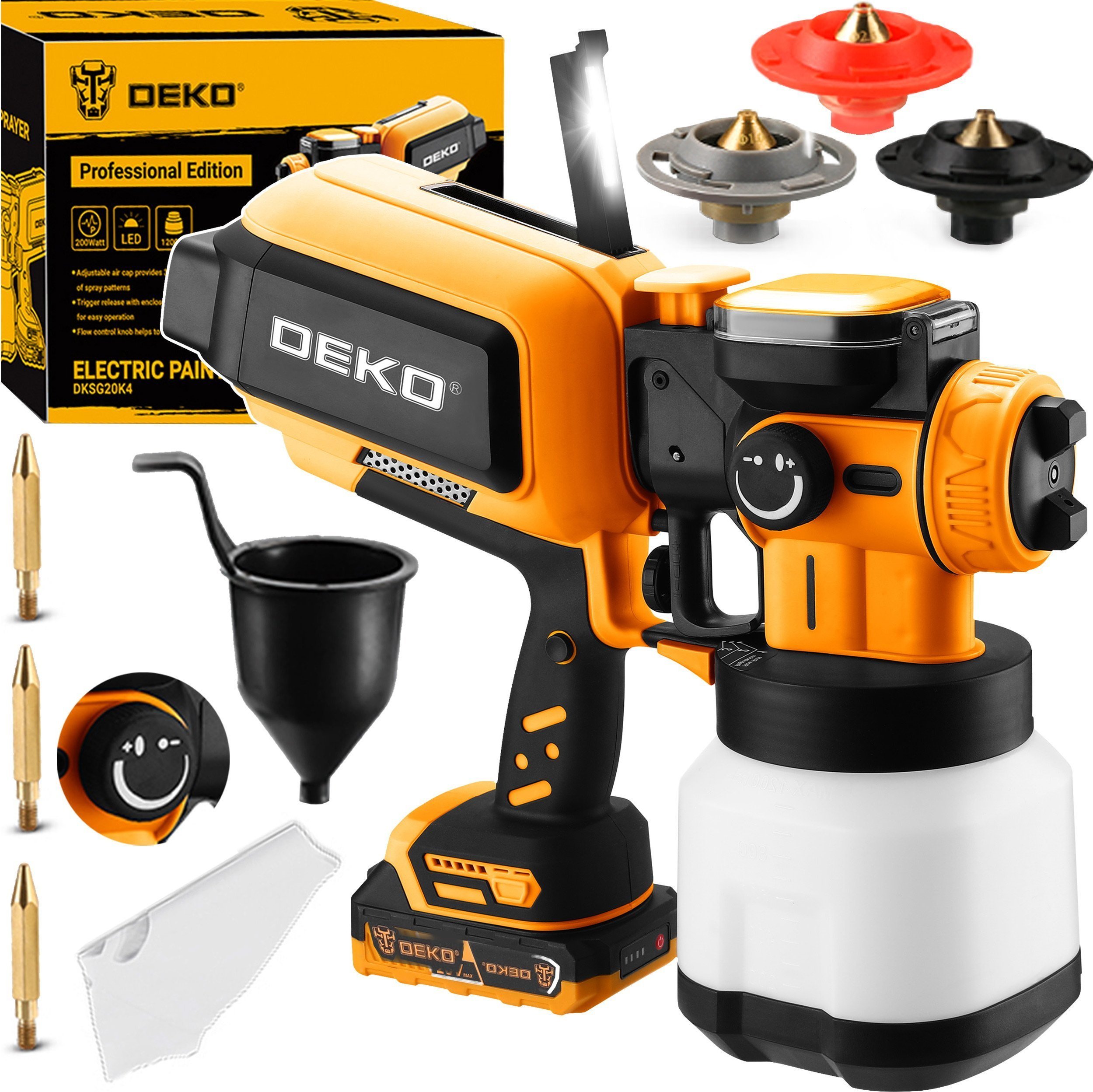 Deko Pistolet malarski DKSG20K4 20 V