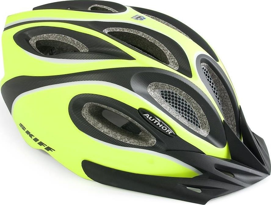 Author Kask Skiff żółto-czarny