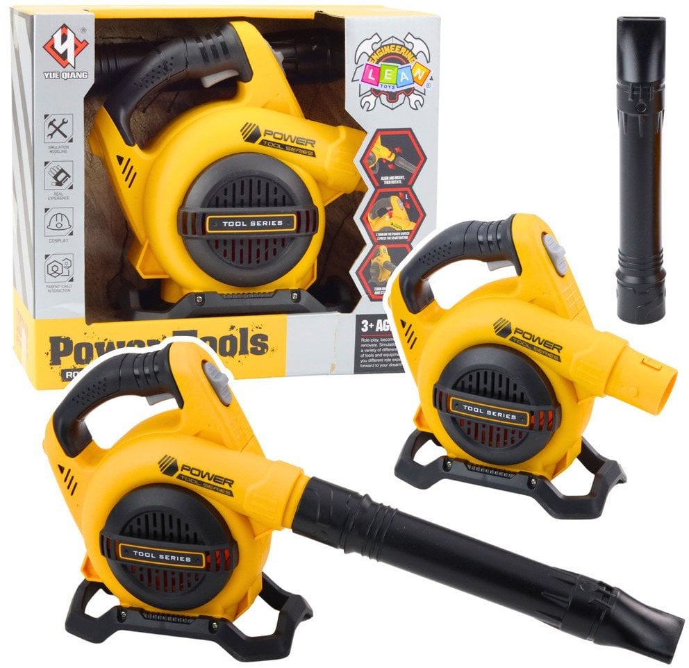 Dmuchawa Ogrodowa Do Liści Na Baterie Dźwięki Żółta