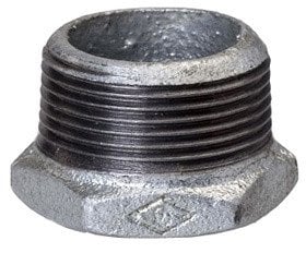 BRASS COUPLING 1 1/4X3/4 ZN V/I