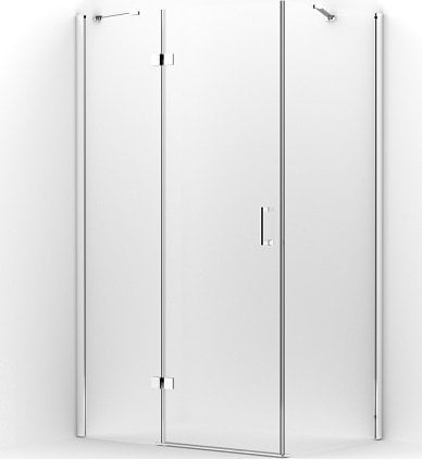 VIVA kabina prostokątna przejrzyste szkło 100 x 80 x 195 lewa