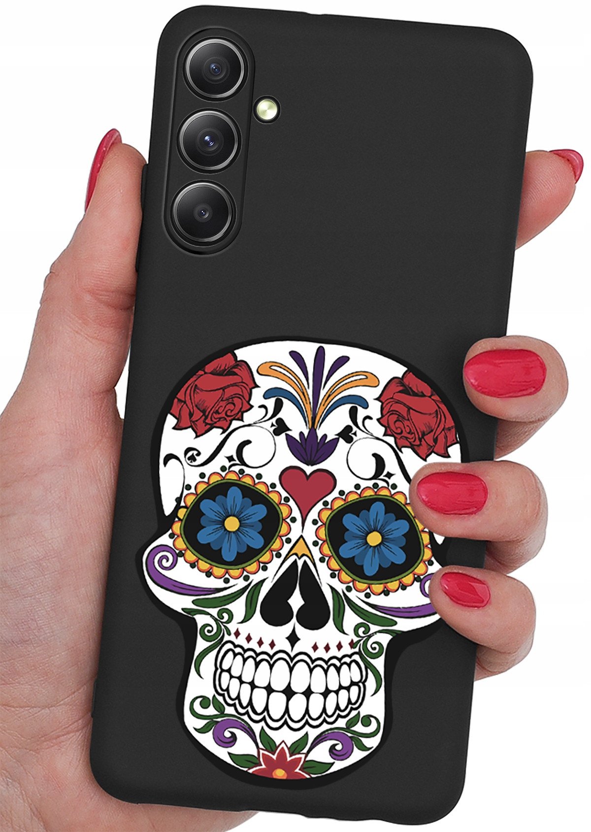 ETUI do Samsung Galaxy A55 5G CASE WZORY SOFT MATT PLECKI + SZKŁO 9H