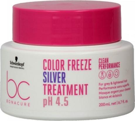 Schwarzkopf Maska do Białych Włosów Schwarzkopf Bonacure Color Freeze Silver (200 ml) pH 4.5