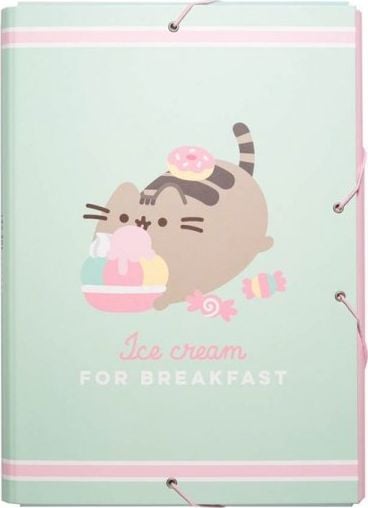 Pusheen Pusheen - Teczka do przechowywania dokumentów z kolekcji Foodie